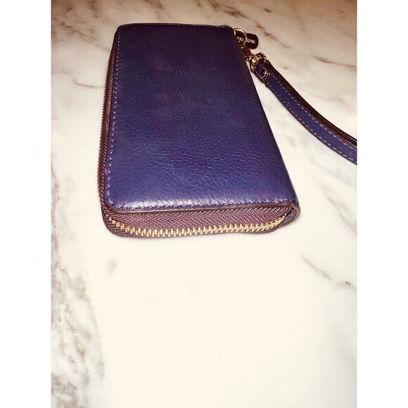 MICHAEL KORS Purple Zip Around Wallet - Picture 5 of 9